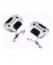 Cufflinks Zancan Man Hi Teck in Steel EHG024R - EHG024R